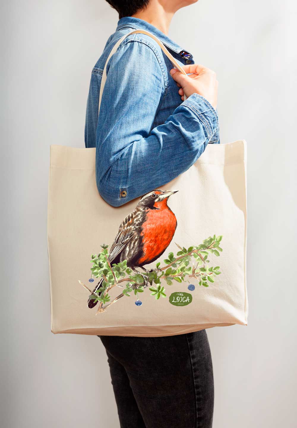 Tote bag algodón Loica
