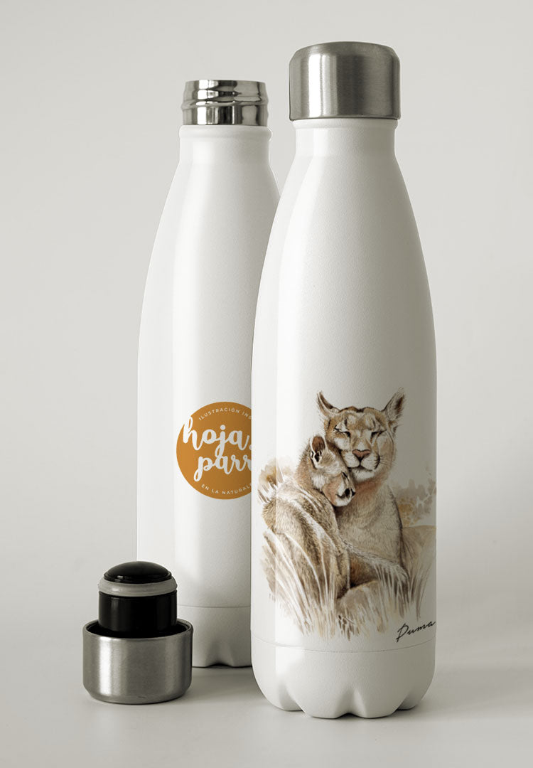 Botella térmica ilustrada Puma (Puma concolor)