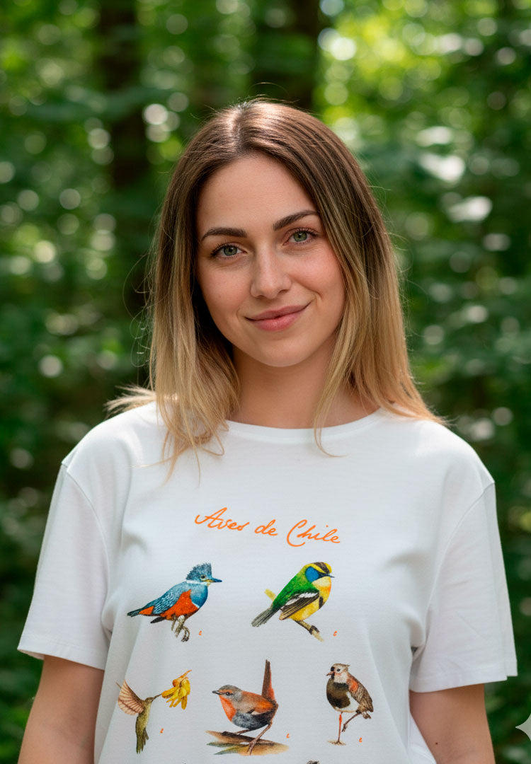 Polera Aves de Chile