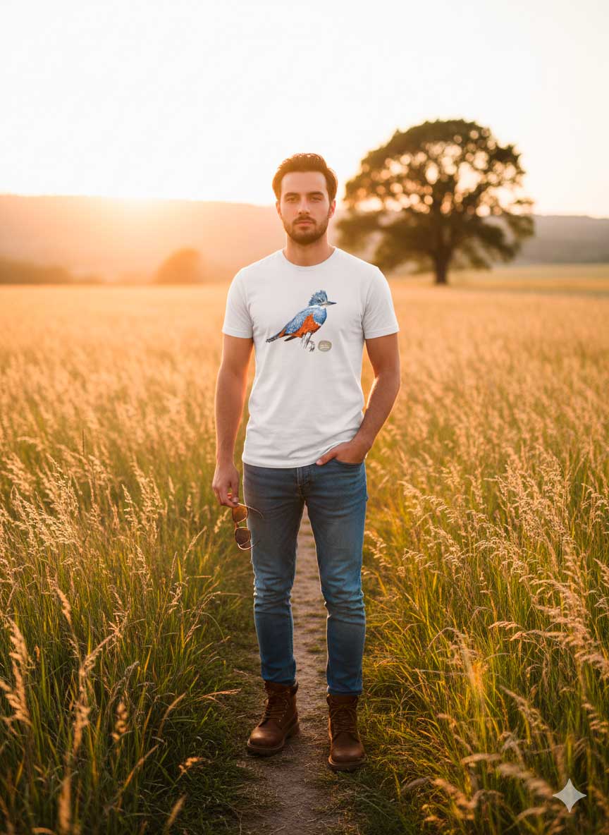Polera Martín pescador