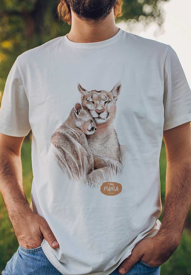 Polera ilustrada Puma (Puma concolor)