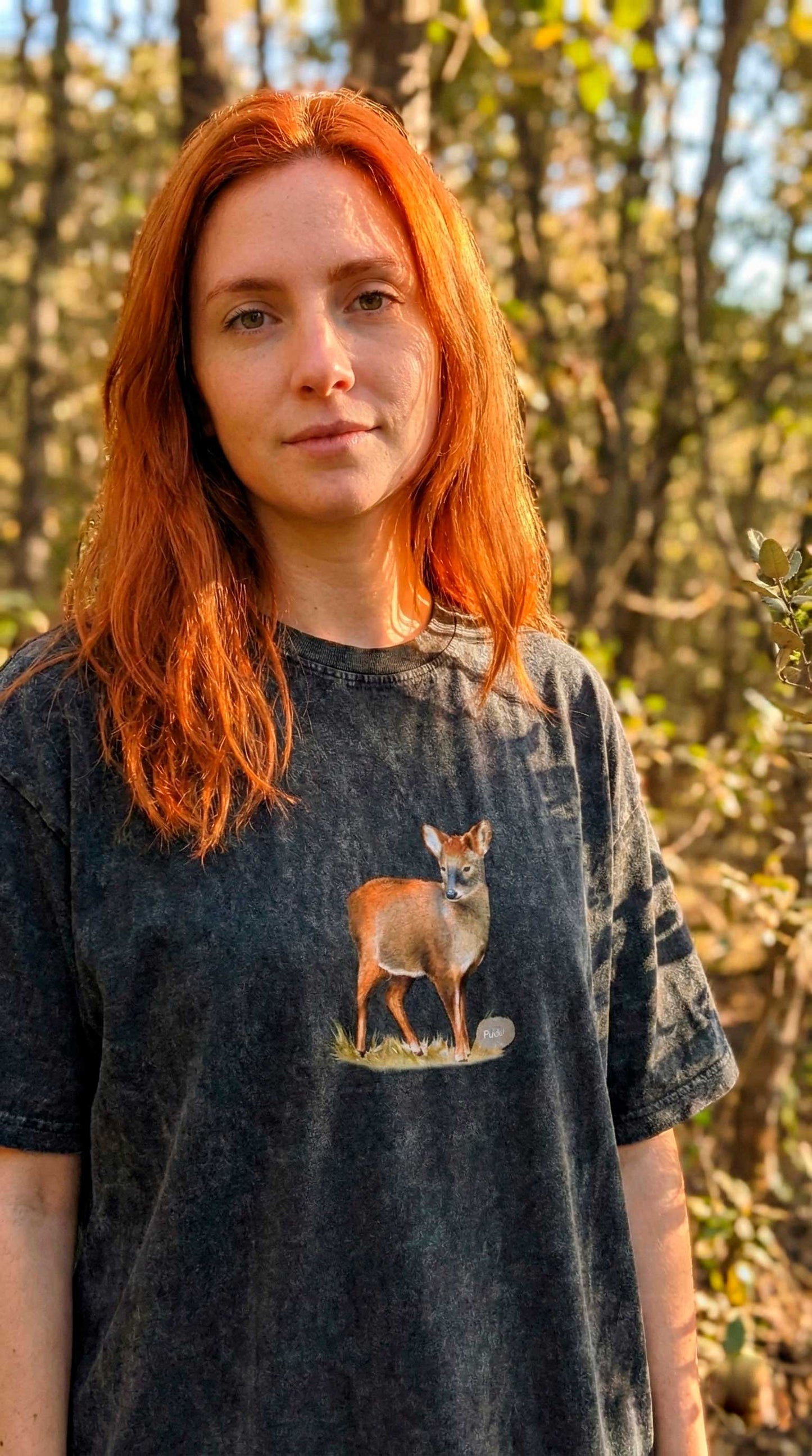 Polera ilustrada Pudú