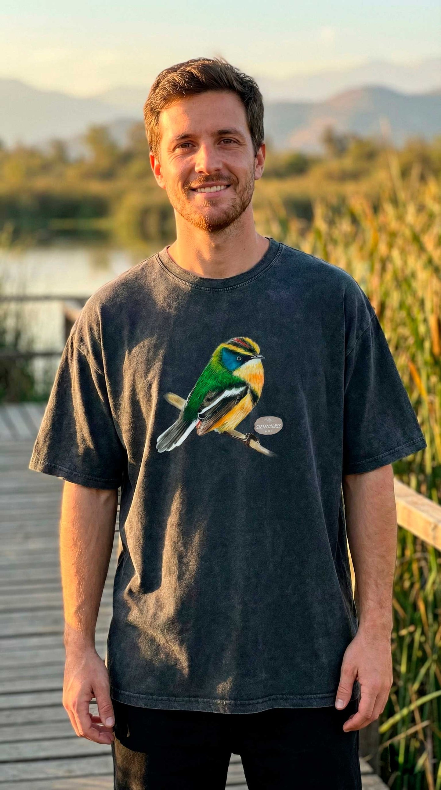 Polera ilustrada Sietecolores