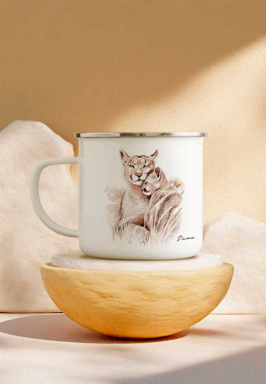 Tazón enlozado Puma