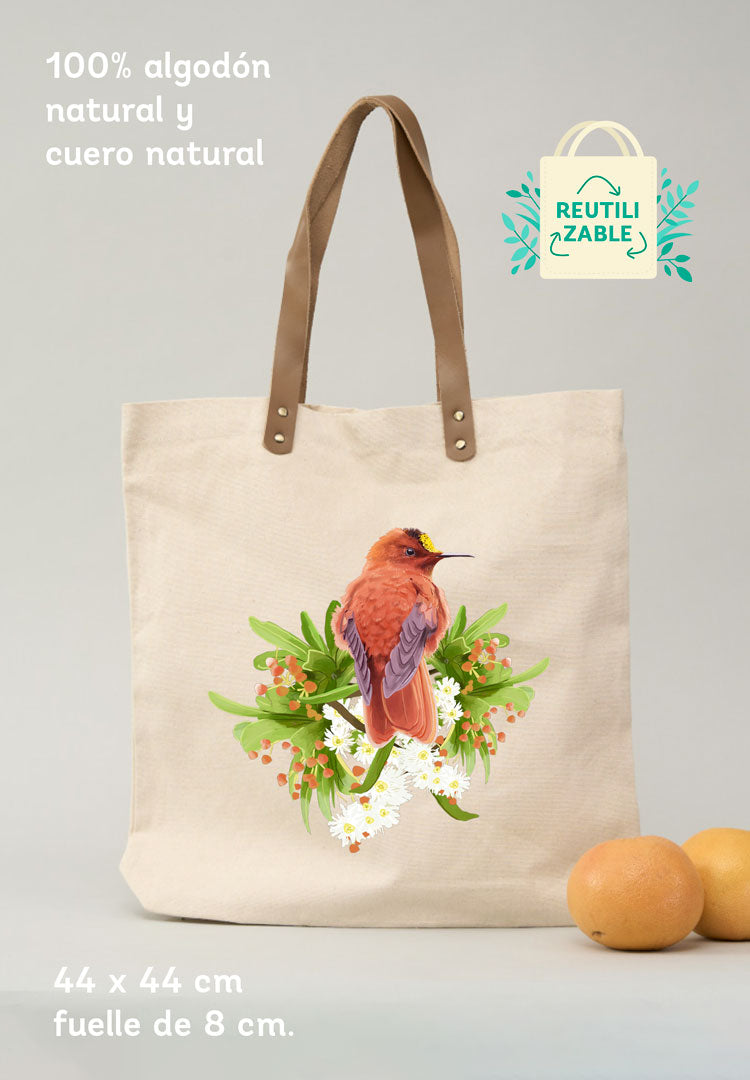 Tote Bag Picaflor macho Juan Fernández