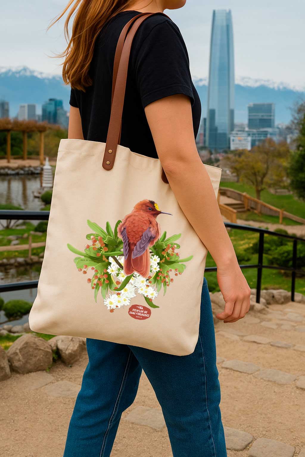 Tote Bag Picaflor macho Juan Fernández