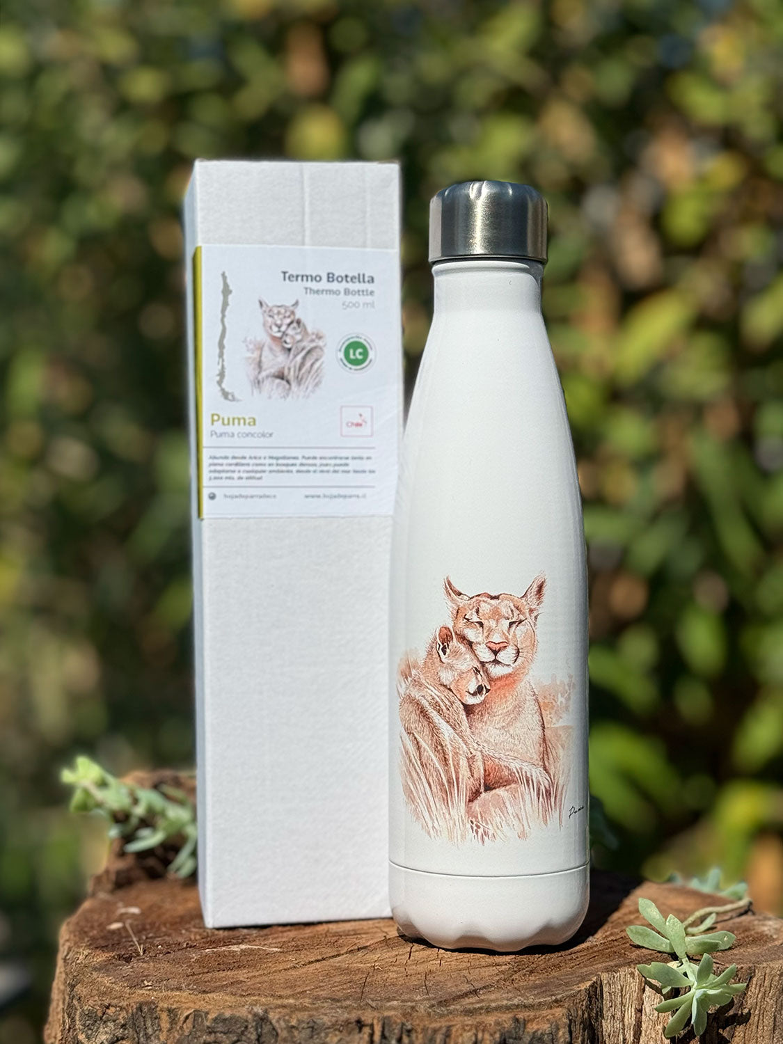 Botella térmica ilustrada Puma