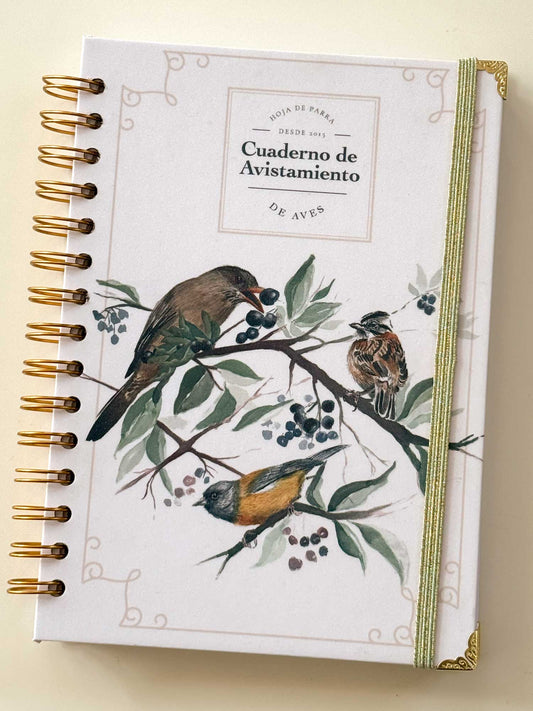 Cuaderno de avistamiento de aves