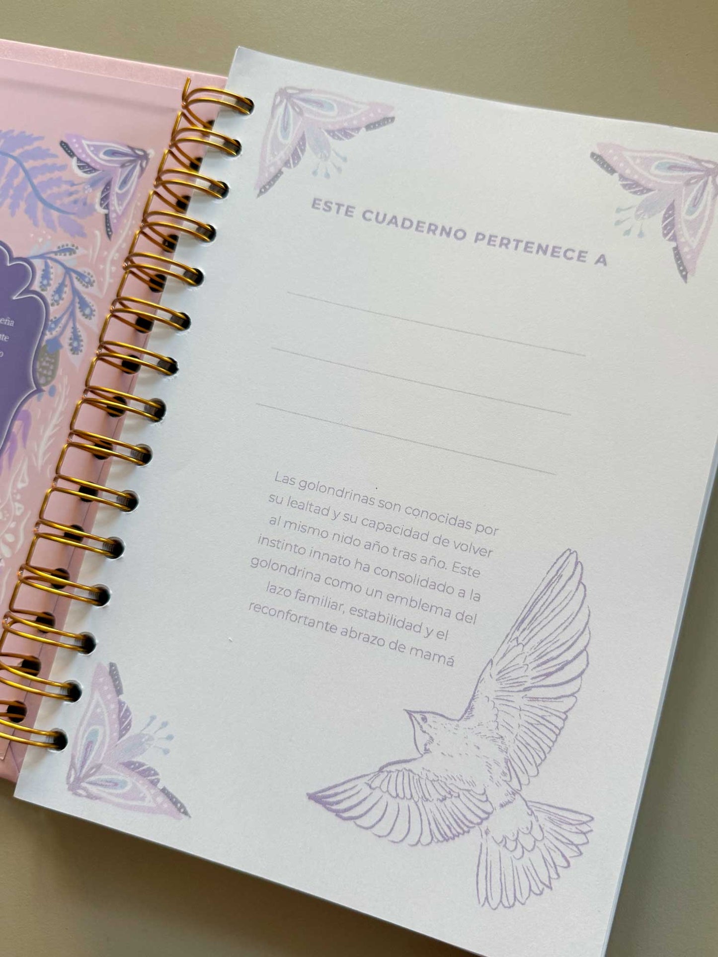 Cuaderno Golondrina chilena