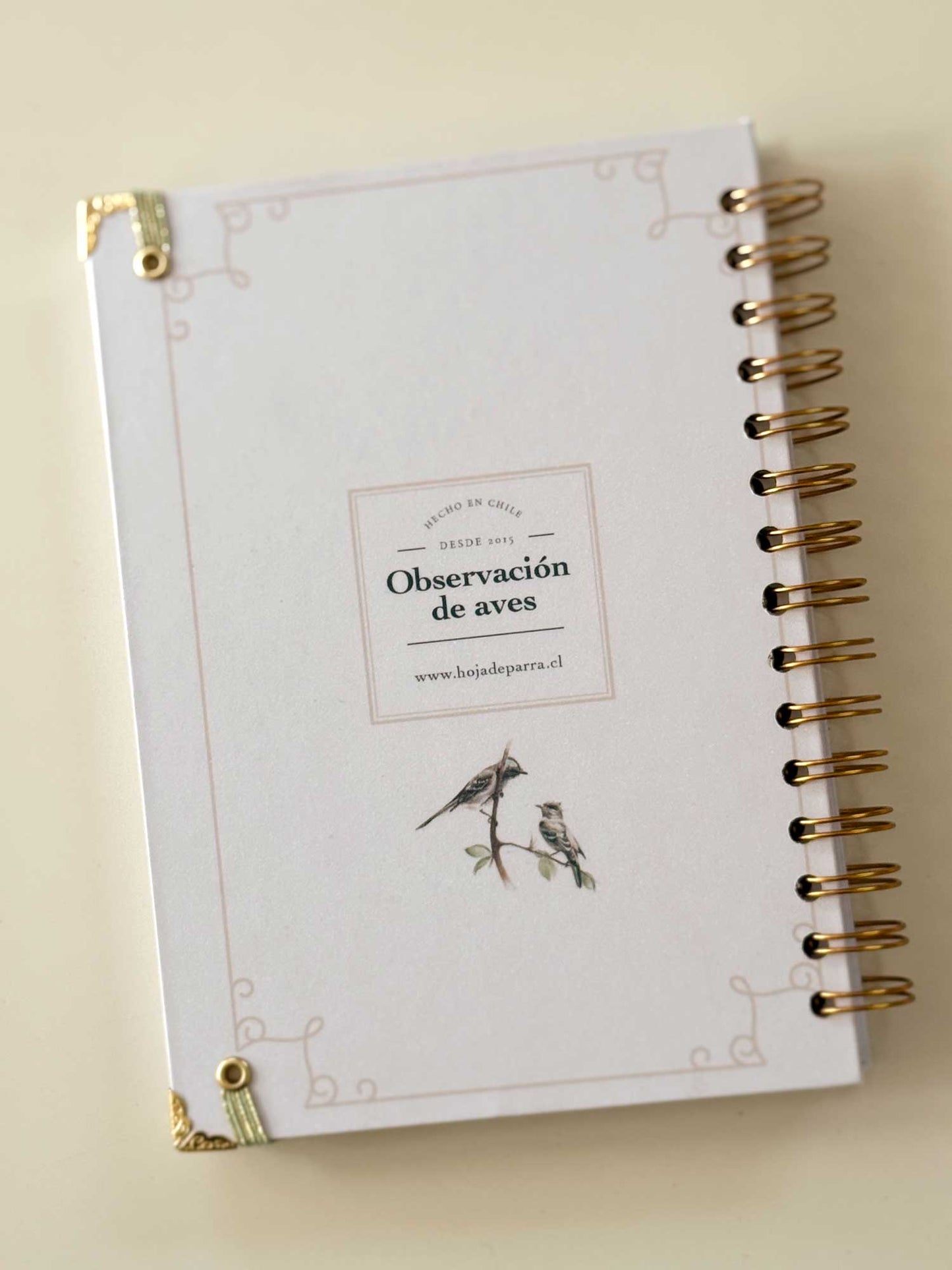 Cuaderno de avistamiento de aves