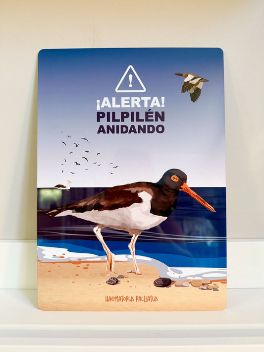 Letrero decorativo Pilpilén