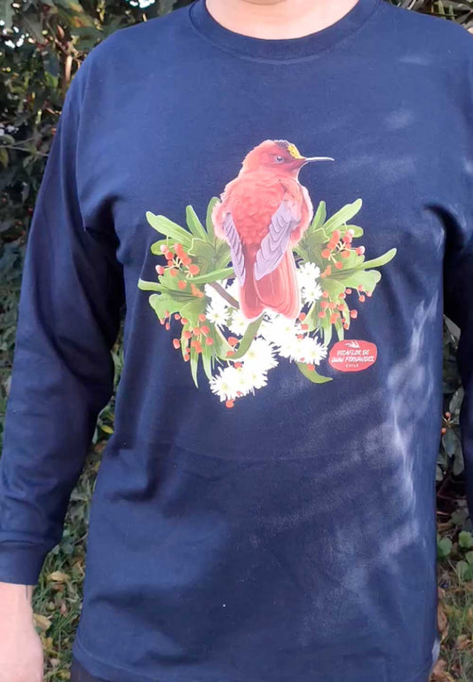 Polera Picaflor de Juan Fernández manga larga