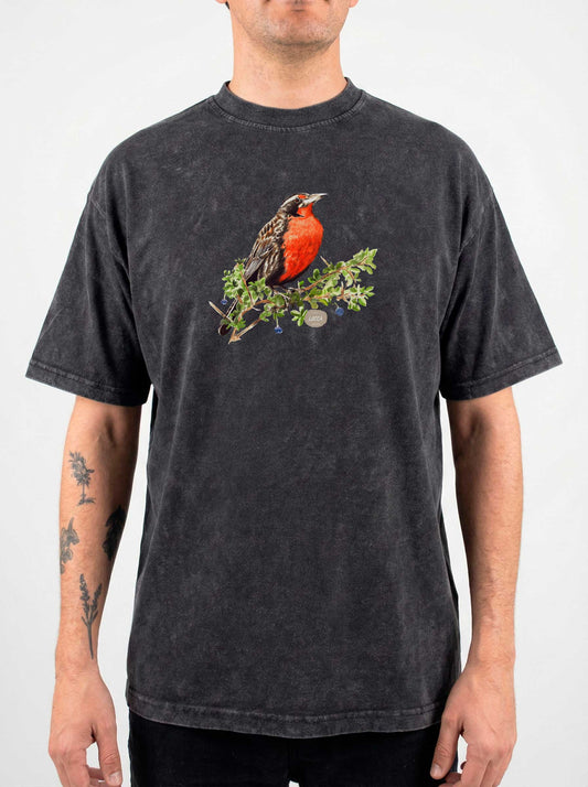 Polera ilustrada Loica