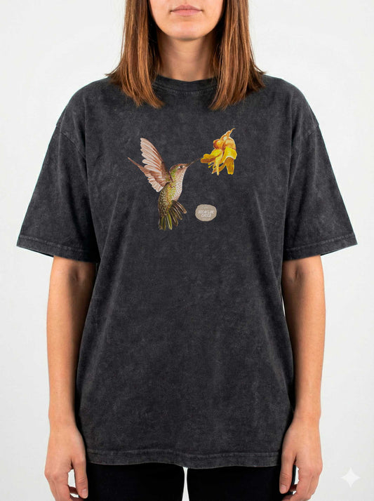 Polera ilustrada Picaflor chico