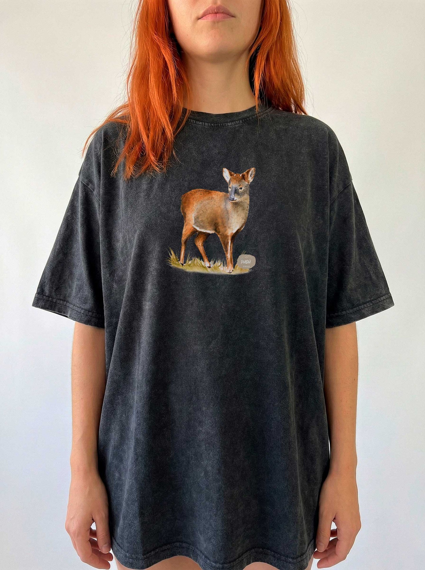Polera ilustrada Pudú