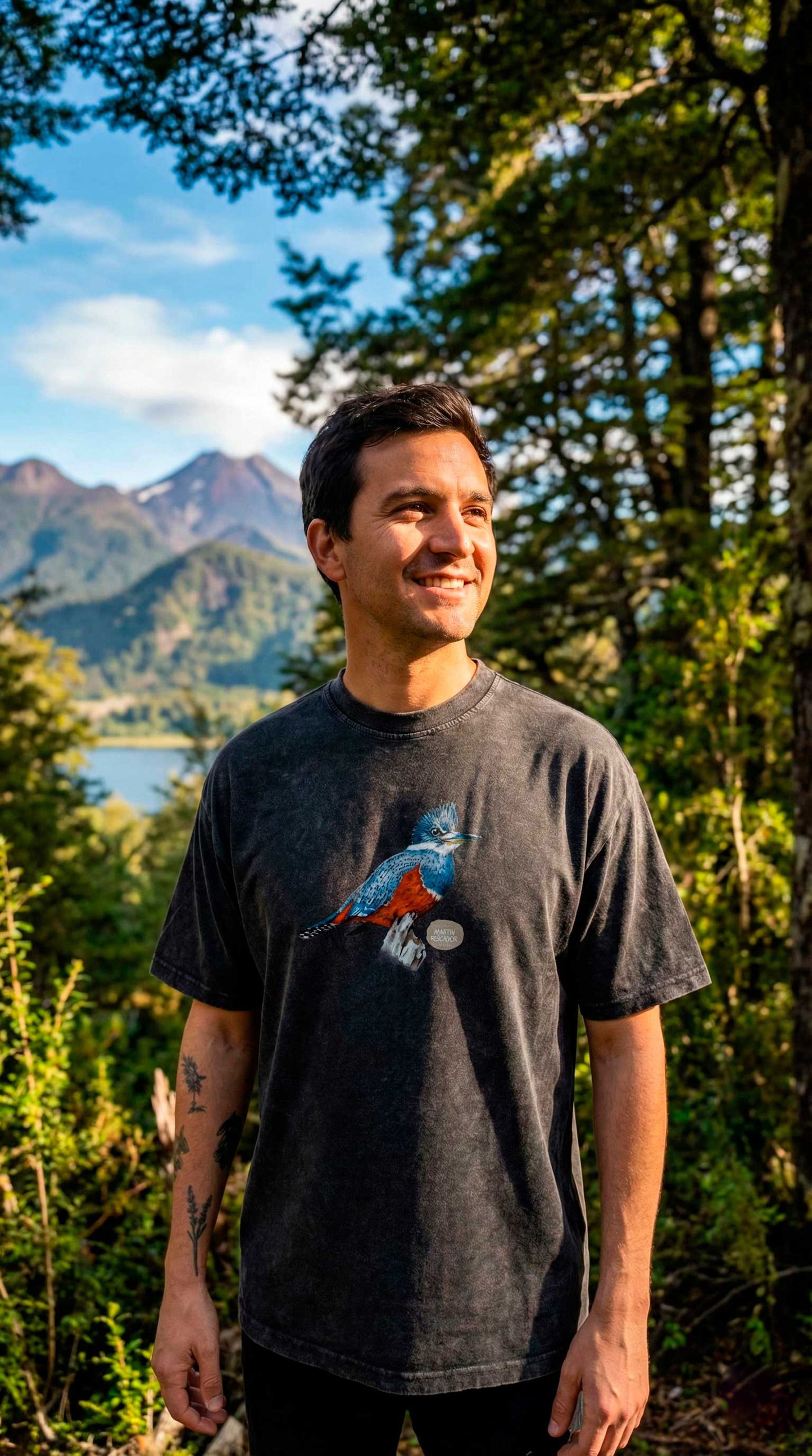 Polera Martín pescador