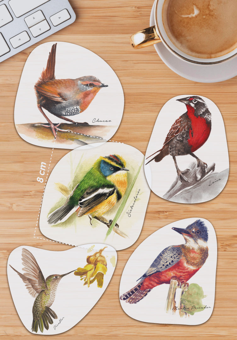 stickers de aves de chile