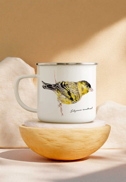 Tazón enlozado Jilguero austral