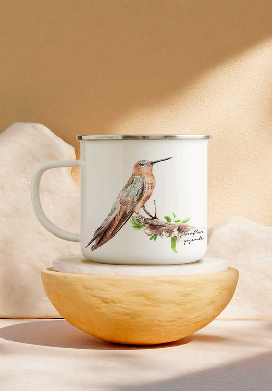 Tazón enlozado Picaflor gigante