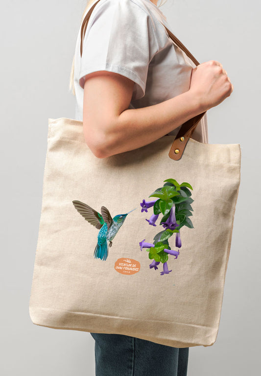 Tote Bag Picaflor hembra de Juan Fernández